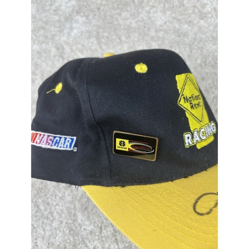Vintage Micheal Waltrip NationRent #7 NASCAR Racing SnapBack Cap